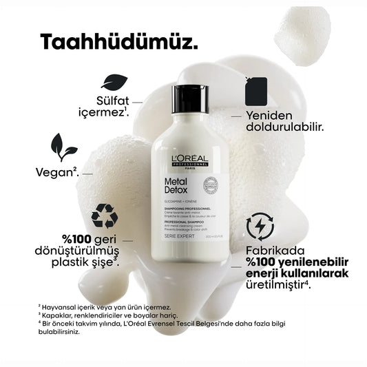 L'Oréal Professionnel Metal Detox Şampuan 300 ml image 1