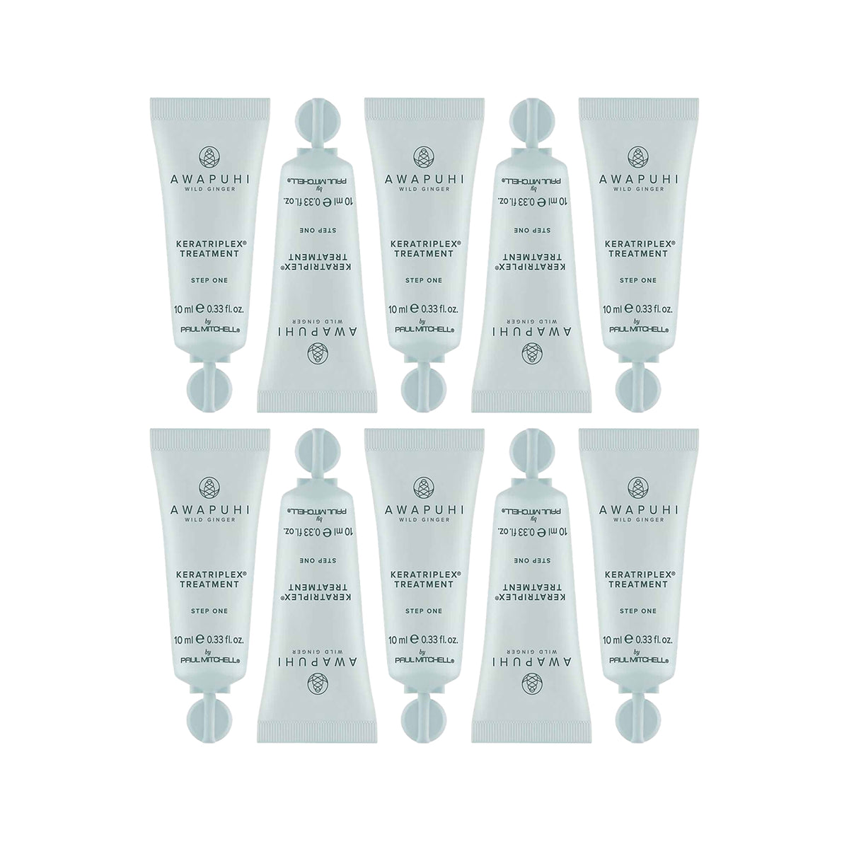 Awapuhi Wild Ginger KeraTriplex® Treatment Onarıcı Keratin Bakımı 10 x 10 ml