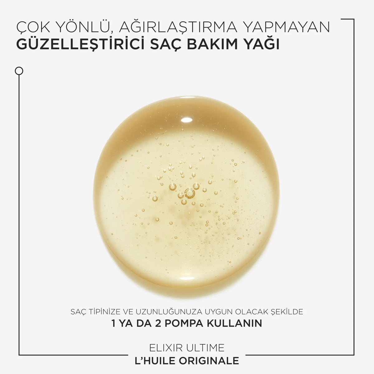 Kérastase Elixir Ultime L'Huile Originale Saç Yağı 75 ml – Yeniden Doldurulabili image 7