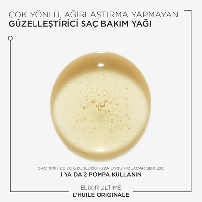 Kérastase Elixir Ultime L'Huile Originale Saç Yağı 75 ml – Yeniden Doldurulabili image 7
