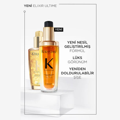 Kérastase Elixir Ultime L'Huile Originale Saç Yağı 75 ml – Yeniden Doldurulabili image 12