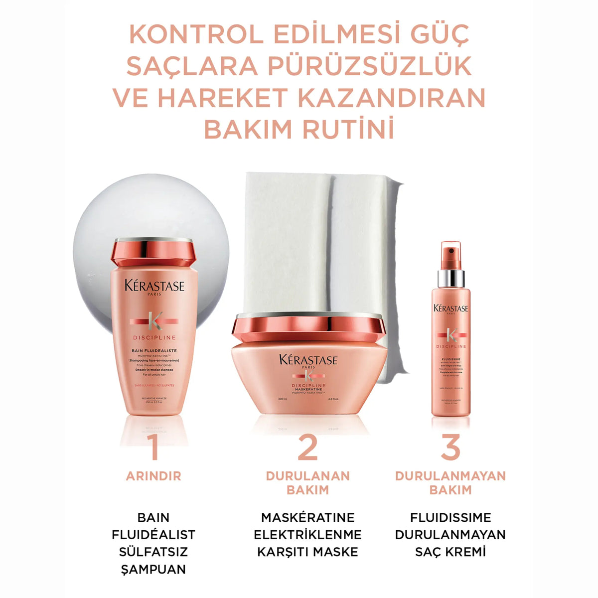 Kérastase Discipline Bain Fluidealiste Gentle Şampuan 250 ml image 2
