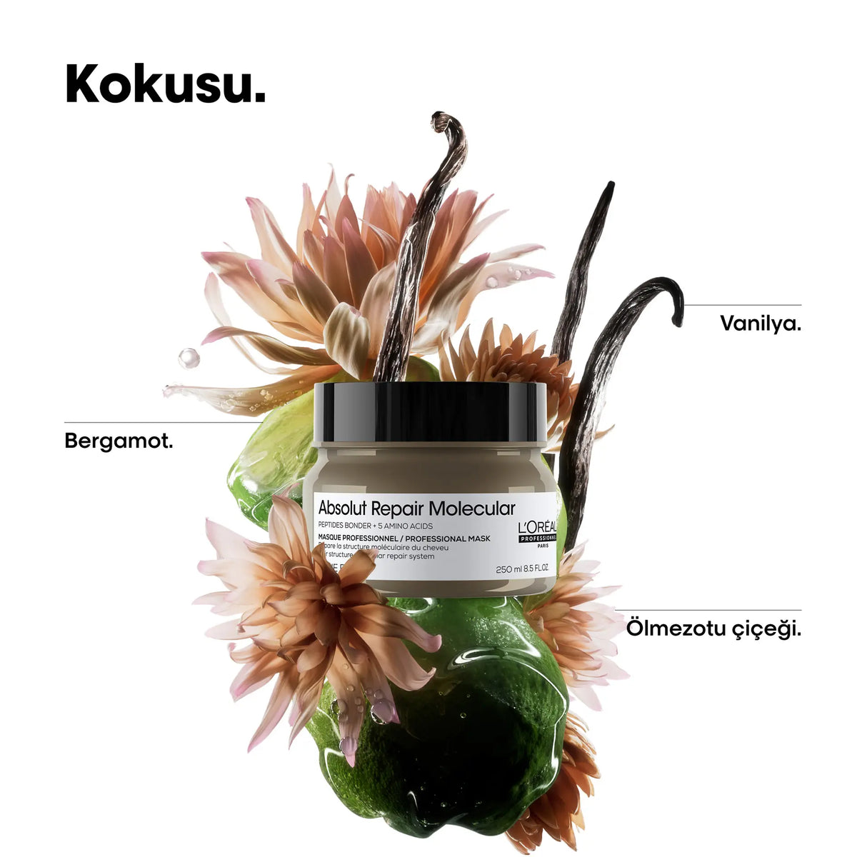 L'Oréal Absolut Repair Molecular Onarıcı Saç Maskesi 250 ml image 5