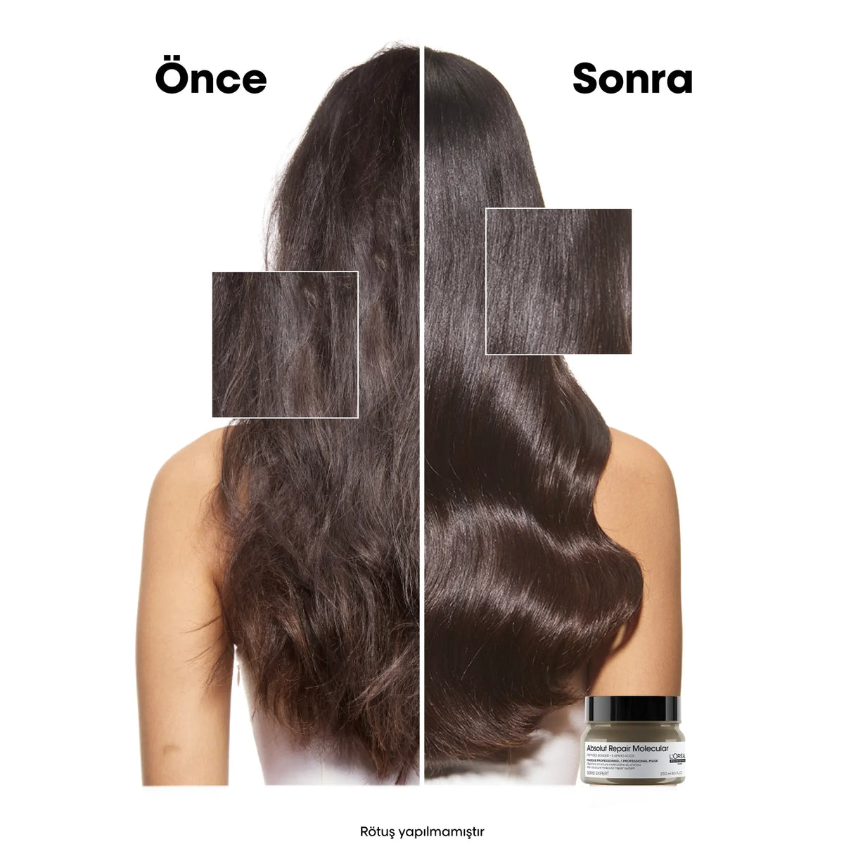 L'Oréal Absolut Repair Molecular Onarıcı Saç Maskesi 250 ml image 4