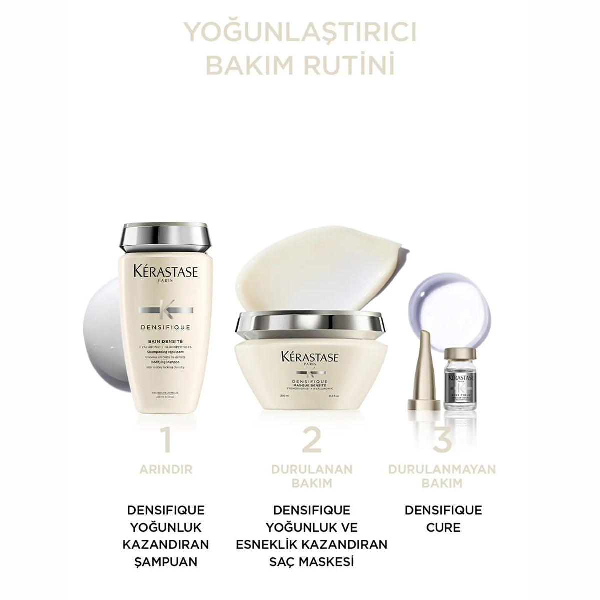 Kérastase Densifique Bain Densité - Hacim Veren Şampuan 250 ml image 4