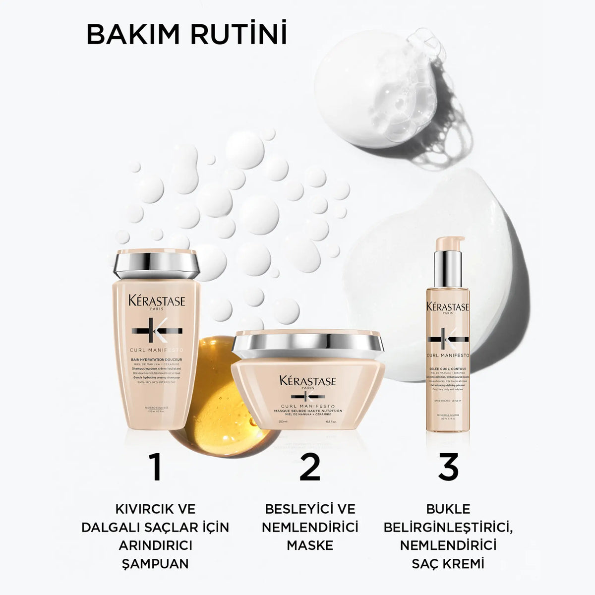 Kérastase Curl Manifesto Bain Hydratation Şampuan 250 ml image 7