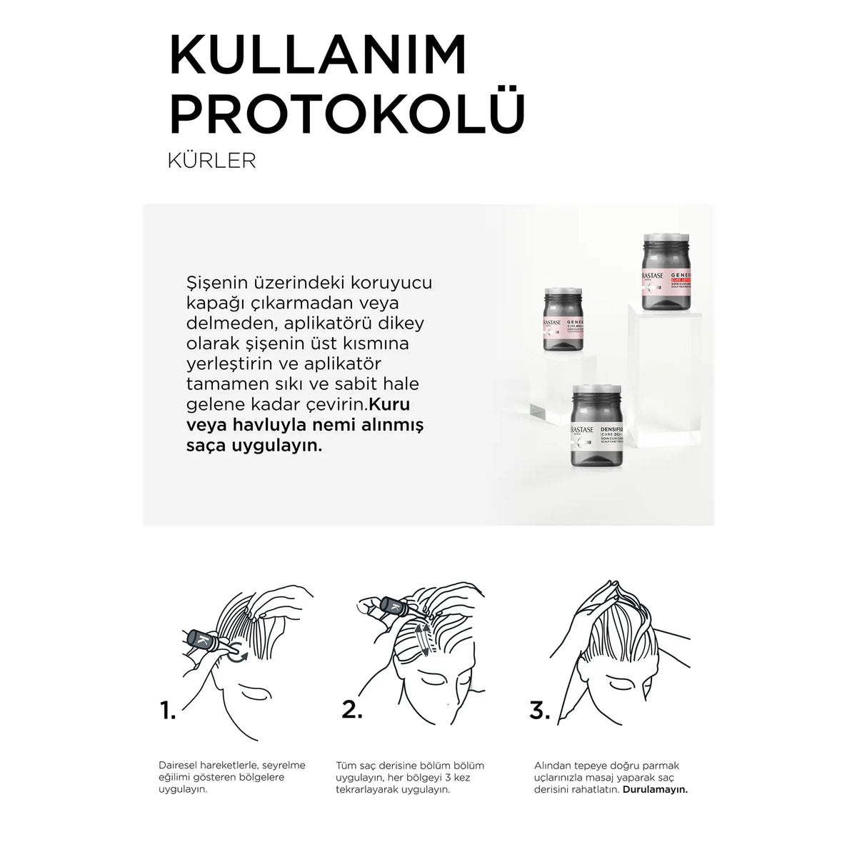 Kérastase Genesis Dökülme Karşıtı Yoğun Güçlendirici Kür (10x6 ml) image 3
