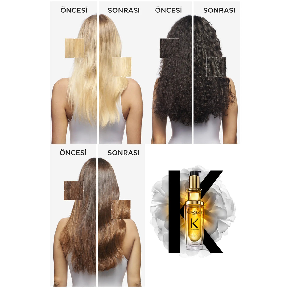 Kérastase Elixir Ultime L'Huile Originale Saç Yağı 75 ml – Yeniden Doldurulabili image 6