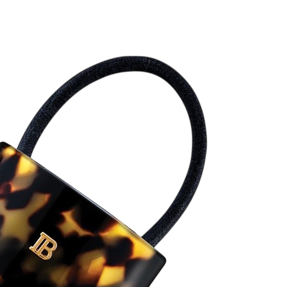 Balmain Cellulose Acetate Elastique pour Cheveux Saç Tokası Tortoise Shell image 3