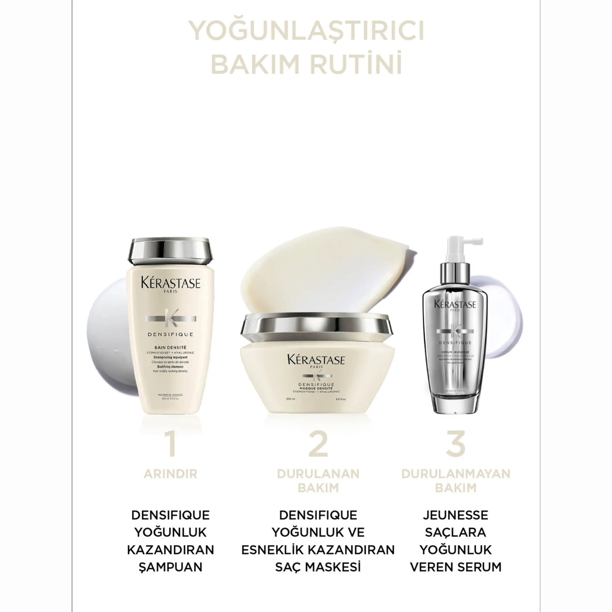Kérastase Densifique Bain Densité - Hacim Veren Şampuan 250 ml image 3
