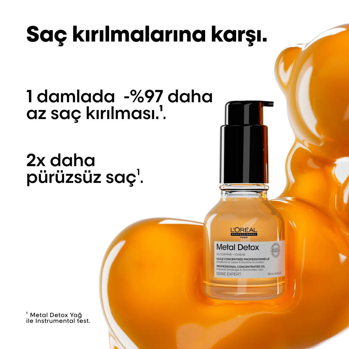 L'Oréal Metal Detox Konsantre Saç Bakım Yağı 50ml image 6