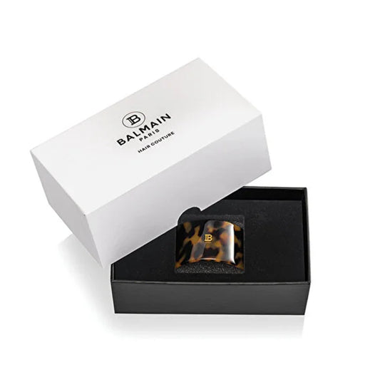 Balmain Cellulose Acetate Elastique pour Cheveux Saç Tokası Tortoise Shell image 1