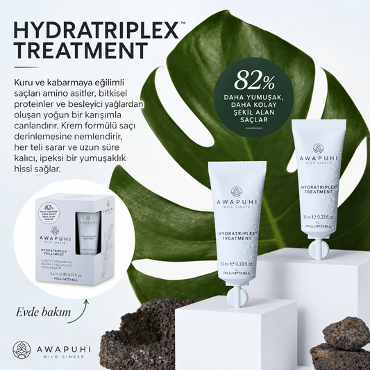 Awapuhi Wild Ginger KeraTriplex® Treatment Onarıcı Keratin Bakımı 10 x 10 ml