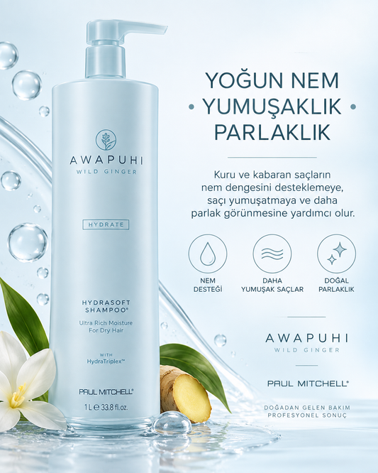 Awapuhi Wild Ginger HydraSoft Nemlendirici Şampuan 1000 ml