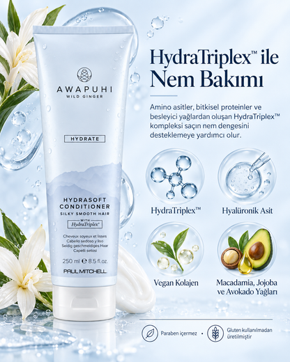 Awapuhi Wild Ginger HydraSoft Nemlendirici Saç Kremi 250 ml