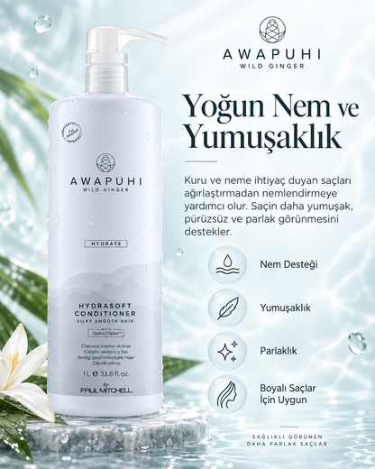 Awapuhi Wild Ginger HydraSoft Nemlendirici Saç Kremi 1000 ml