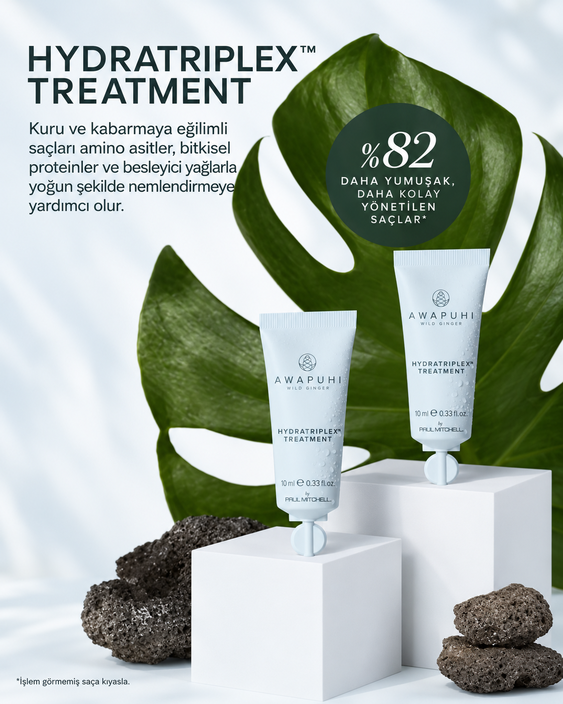 Awapuhi Wild Ginger HydraTriplex™ Treatment Yoğun Nem Bakımı 4 x 10 ml