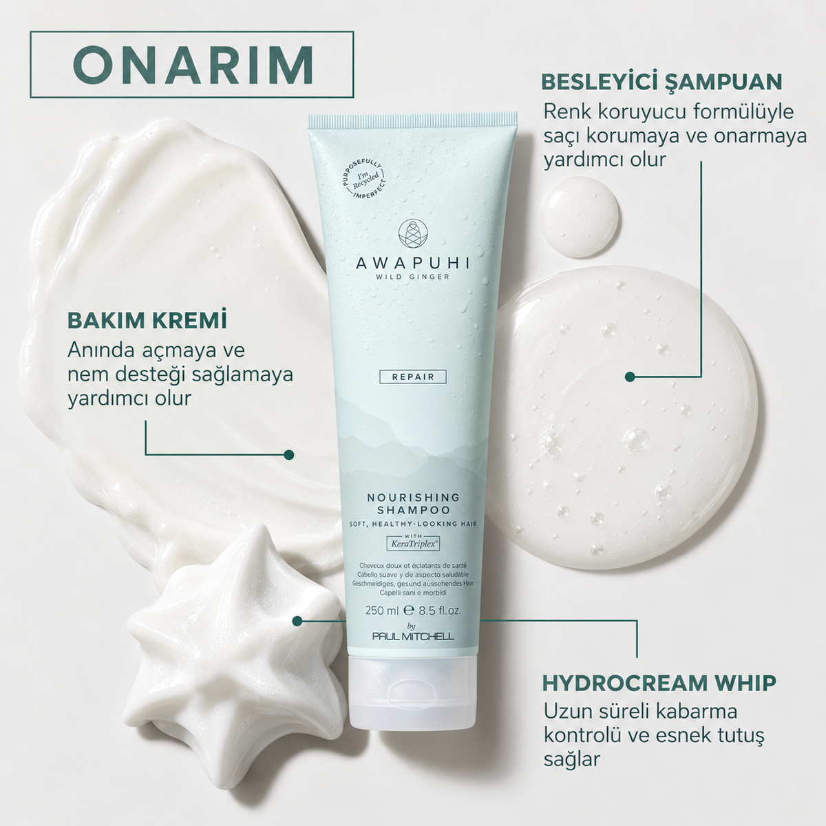 Awapuhi Wild Ginger Nourishing Shampoo Onarıcı Şampuan 250 ml