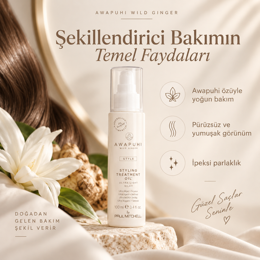 Awapuhi Wild Ginger Styling Treatment Şekillendirici Yağ 100 ml