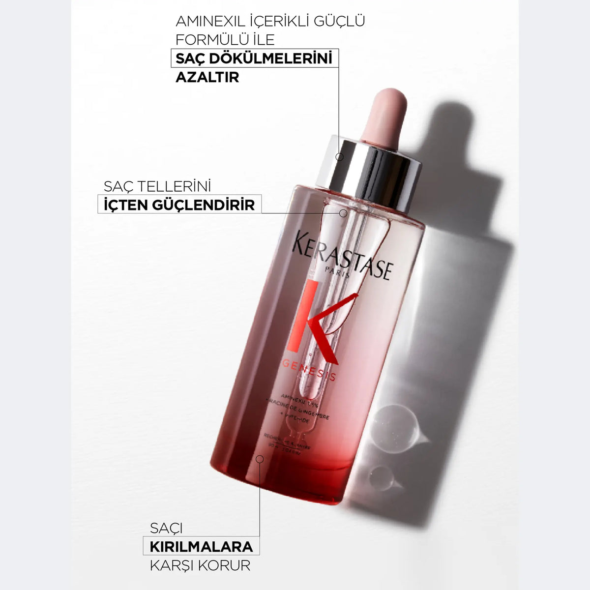 Kérastase Genesis Sérum Anti-Chute Fortifiant: Dökülme Karşıtı Güçlendirici image 3