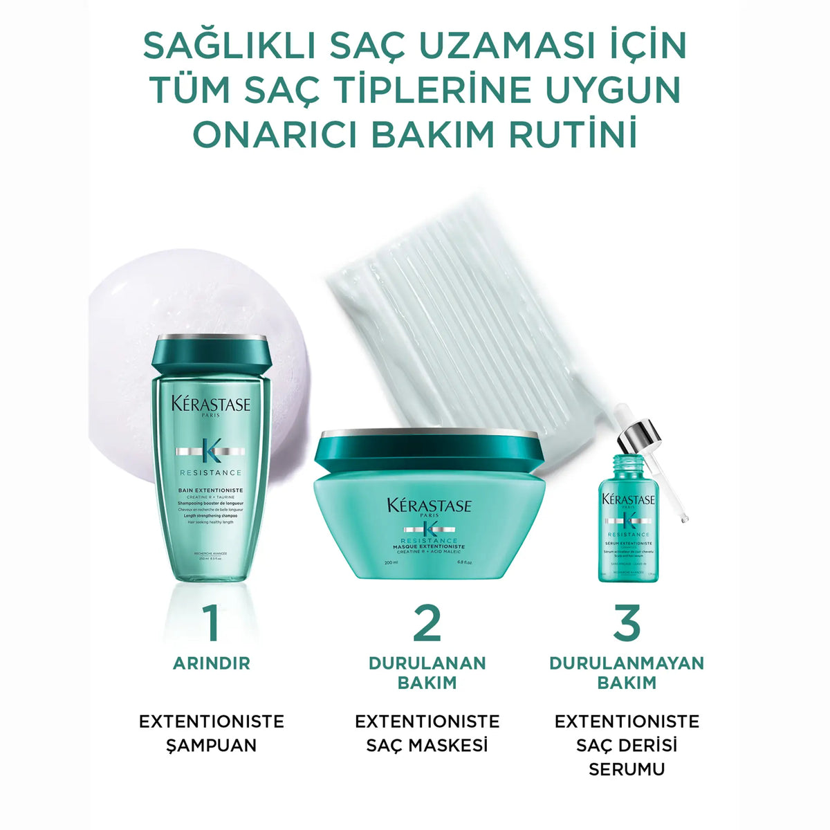 Kérastase Resistance Bain Extentioniste - Uzun ve Güçlü Saçlar İçin Onarıcı Şamp image 10