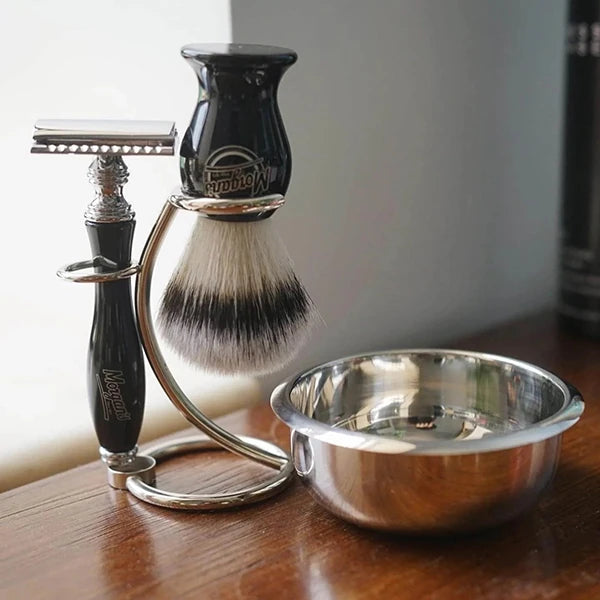 Morgan's Pomade Ahşap Kutulu Lüks Erkek Tıraş Seti – Kusursuz Geleneksel Tıraş D image 3