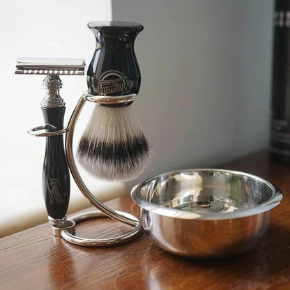 Morgan's Pomade Ahşap Kutulu Lüks Erkek Tıraş Seti – Kusursuz Geleneksel Tıraş D image 3