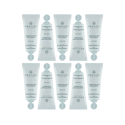 Awapuhi Wild Ginger KeraTriplex® Treatment Onarıcı Keratin Bakımı 10 x 10 ml