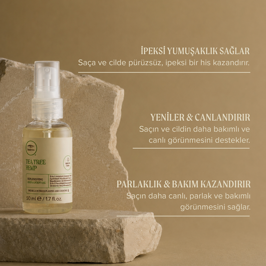 Paul Mitchell Tea Tree Hemp Hair & Body Oil Nemlendirici Saç ve Vücut Yağı 50 ml