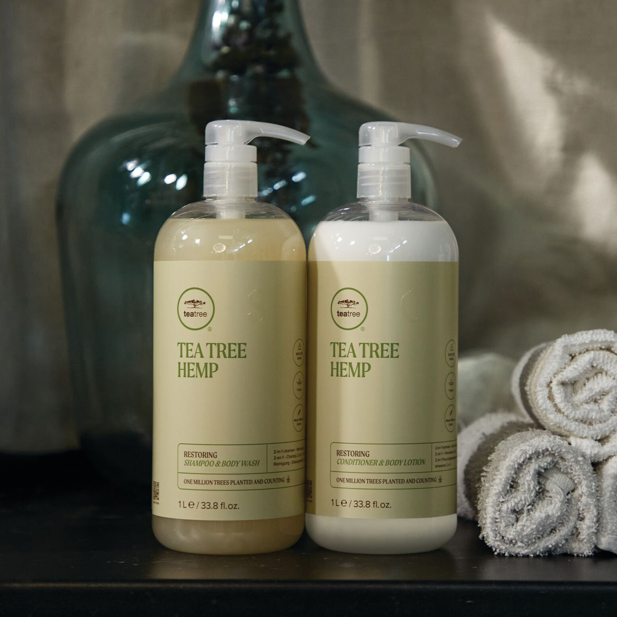 Paul Mitchell Tea Tree Hemp Restoring Shampoo & Body Wash 2’si 1 Arada Şampuan 1000 ml