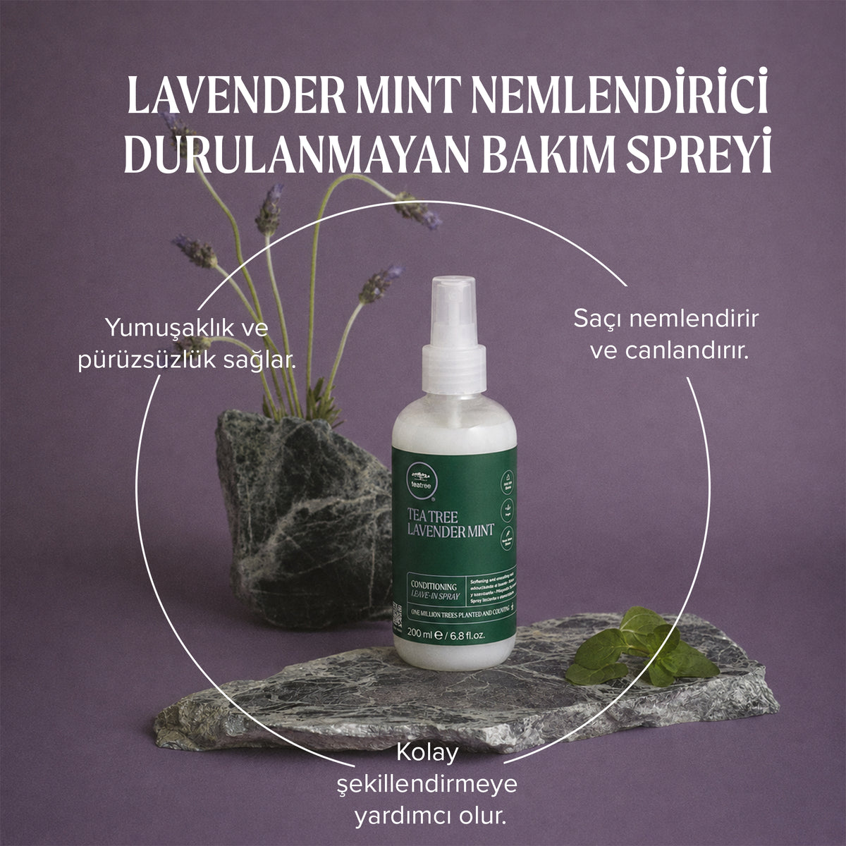 Tea Tree Lavender Mint Conditioning Leave-In Sprey 200 ml