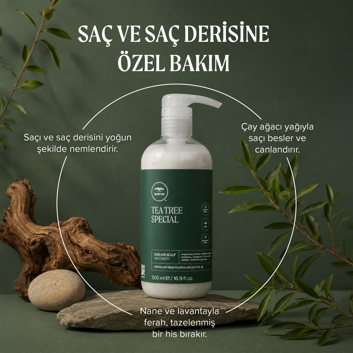 Paul Mitchell Tea Tree Hair & Scalp Treatment Saç ve Saç Derisi Bakımı 500 ml